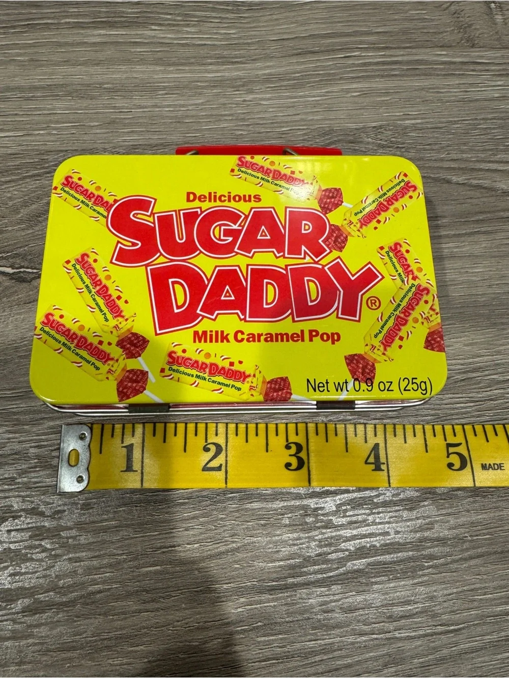 Sugar Daddy Milk Caramel Pop Mini Tin - Like New